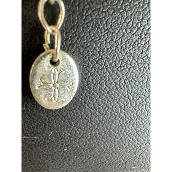 Silver toned and rhinestones necklace 16” & 3” ext - Picture 7 of 15